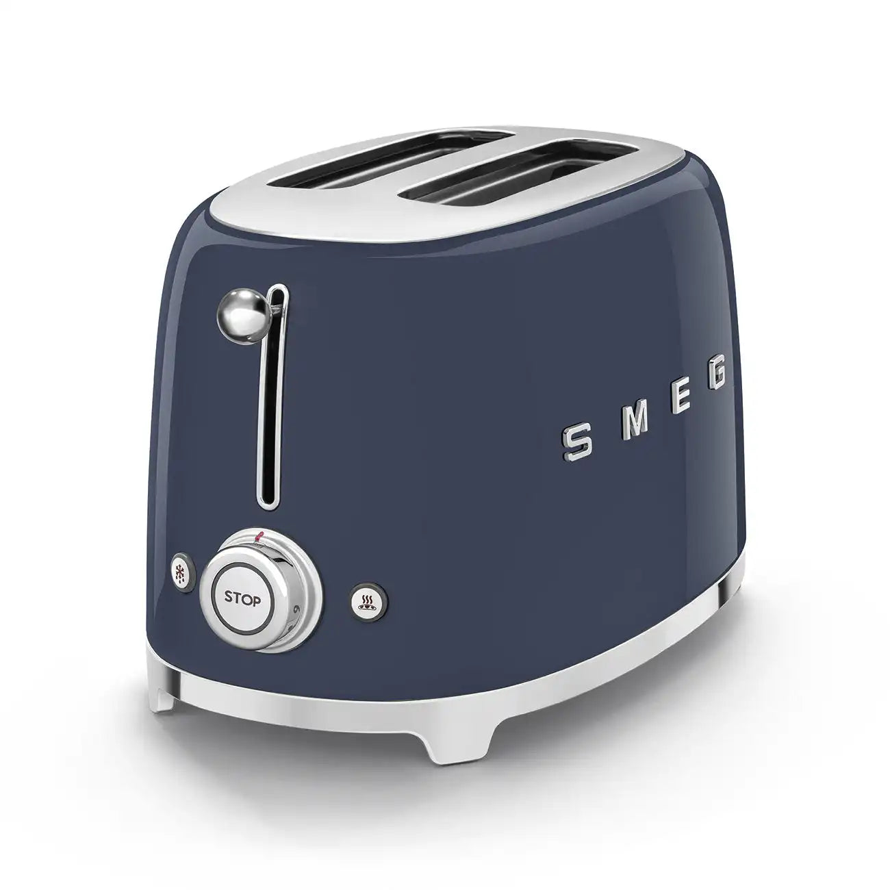 2-Slice Toaster - Retro-Style Navy Blue