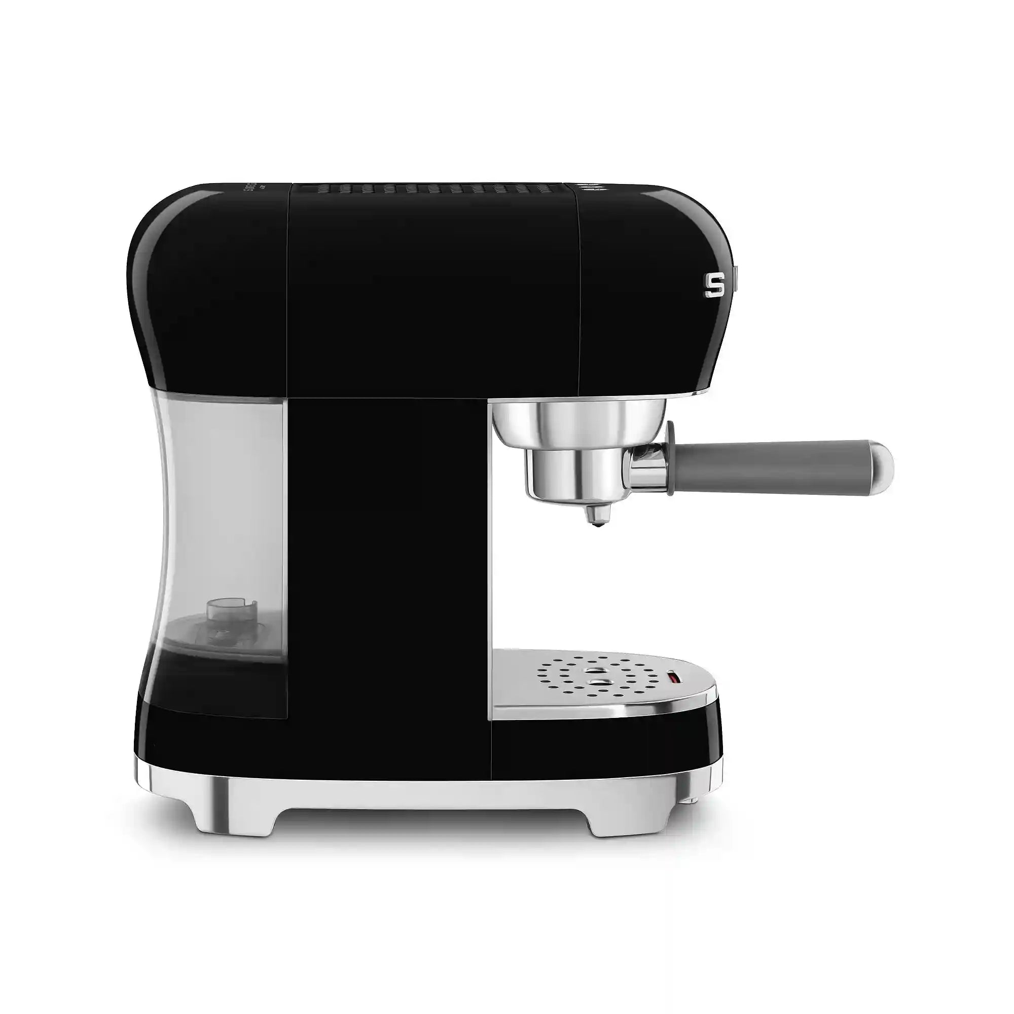 SMEG Retro-Style Manual Espresso Machine - Black
