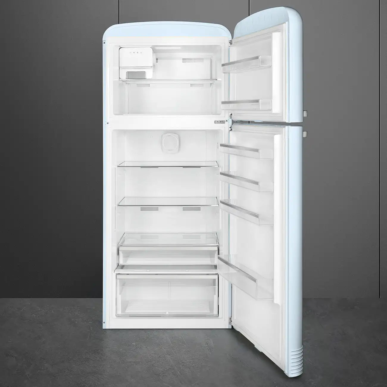 Retro-Style Refrigerator (19.3 cu ft, Right Hinge) - Pastel Blue