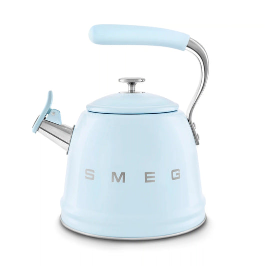 Whistling Kettle (10 Cup) - Retro-Style Pastel Blue