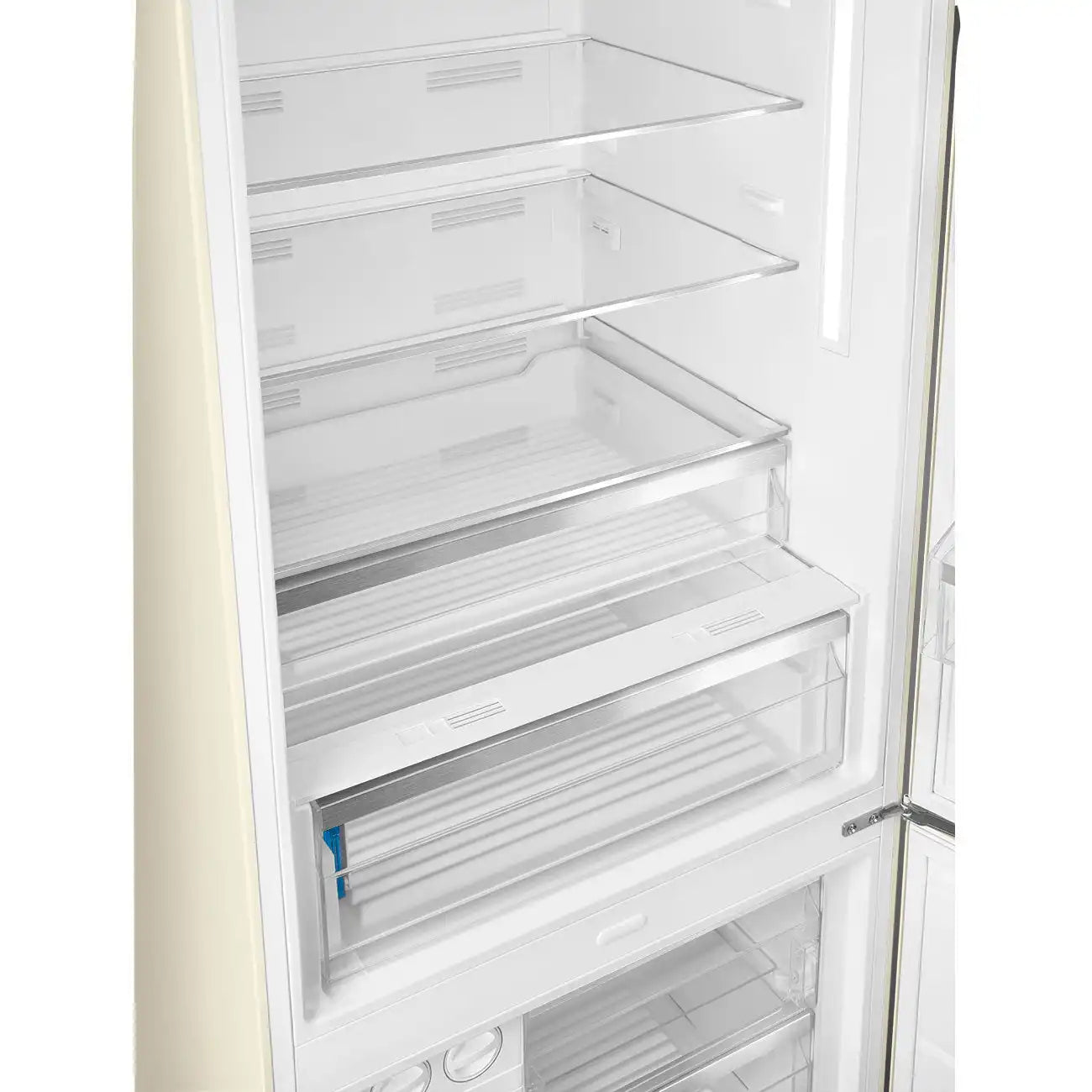 Retro-Style Refrigerator (18 cu ft, Right Hinge) - Cream