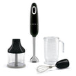 Retro-Style Hand Blender with Accessory Set - Black