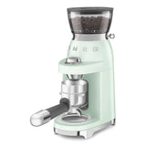 Multipurpose Conical Burr Coffee Grinder – Retro-Style Pastel Green
