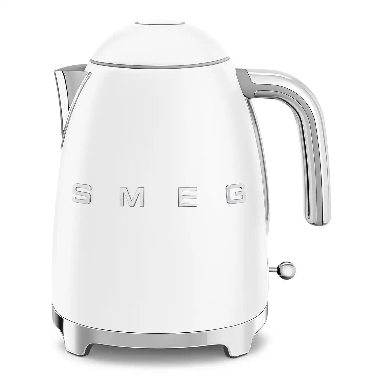 Retro-Style Electric Kettle (7 Cups) – White Matte