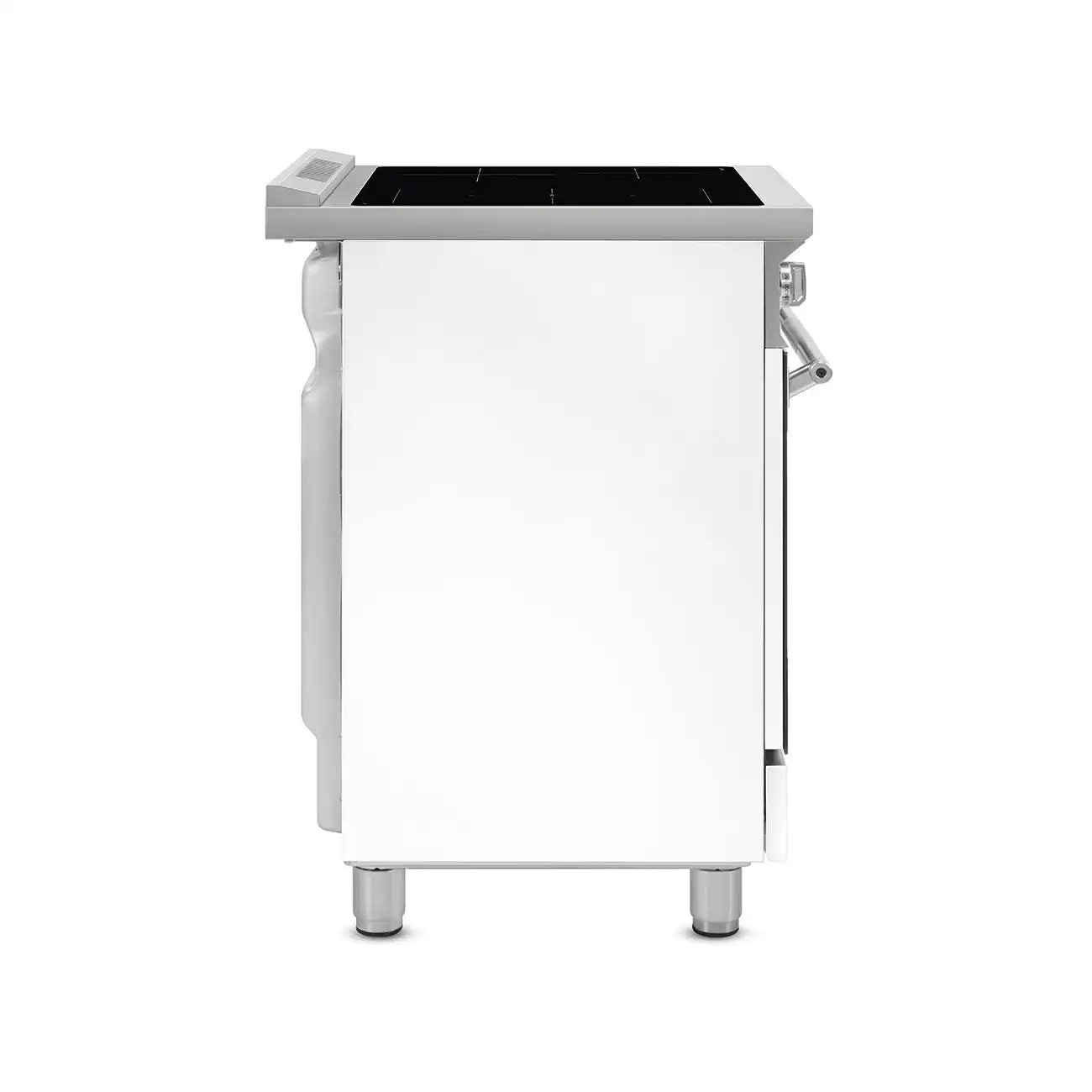 24-Inch Professional Induction Range - Matte White