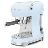 Retro-Style Manual Espresso Machine - Pastel Blue
