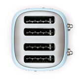 4-Slice Toaster - Retro-Style Pastel Blue