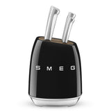 Knife Block Set - Retro-Style Black