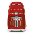 Retro-Style Drip Coffee Machine (10 Cups) - Red