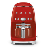 Retro-Style Drip Coffee Machine (10 Cups) - Red