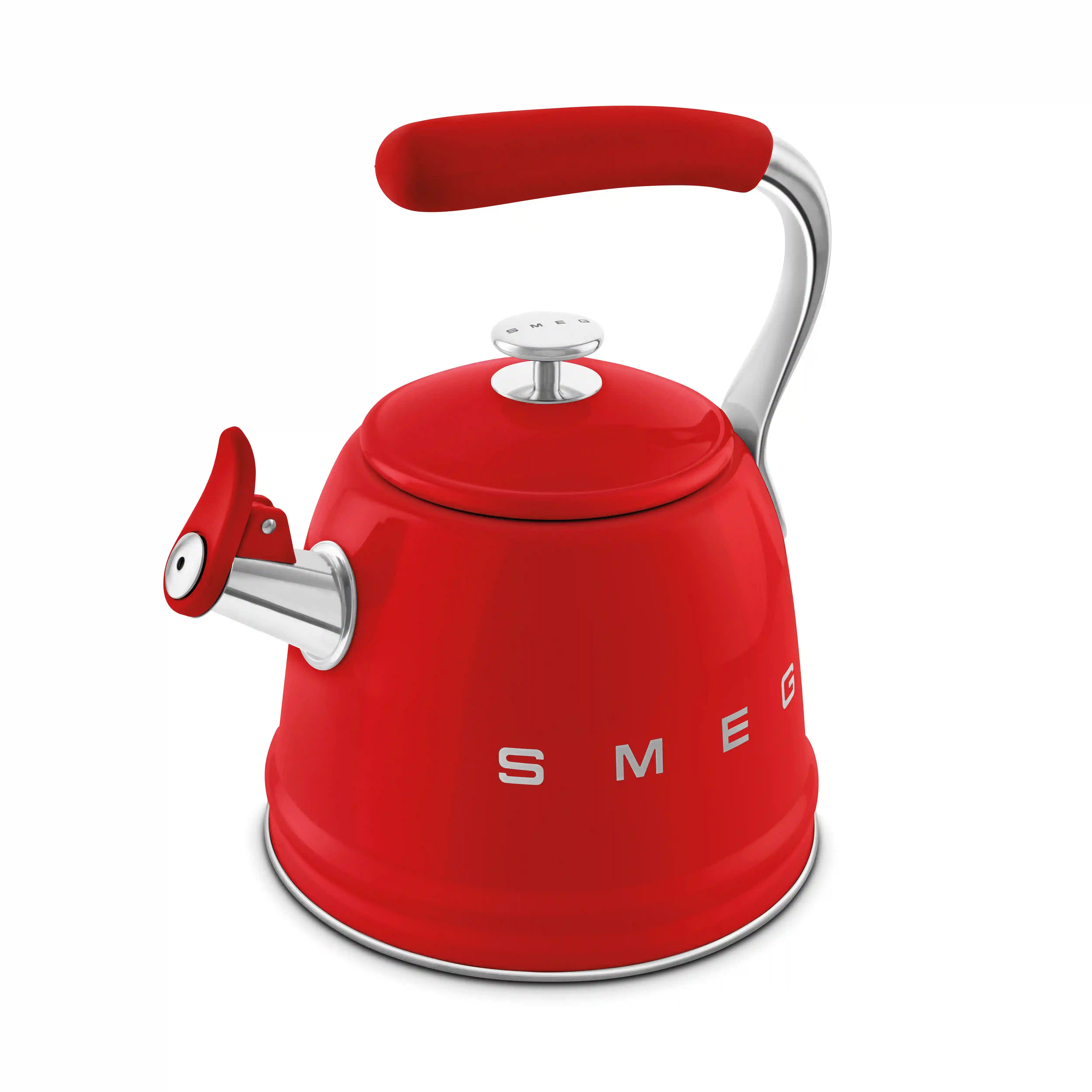 Whistling Kettle (10 Cup) - Retro-Style Red