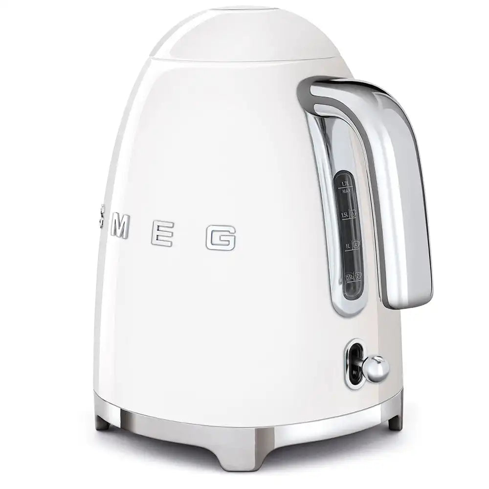 Retro-Style Electric Kettle (7 Cups) - White