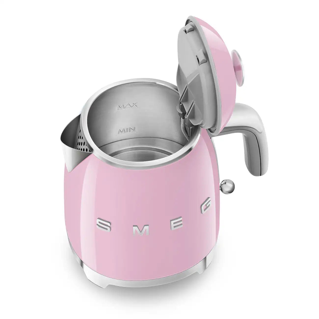 Mini Electric Kettle (3 Cups) - Retro-Style Pink
