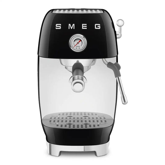 Manual Espresso & Cold Brew Coffee Machine – Retro-Style Black