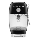 Manual Espresso & Cold Brew Coffee Machine – Retro-Style Black
