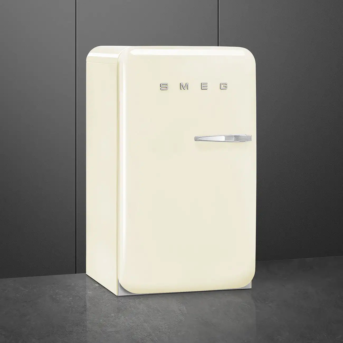 Retro-Style Refrigerator (4.3 cu ft, Left Hinge) - Cream