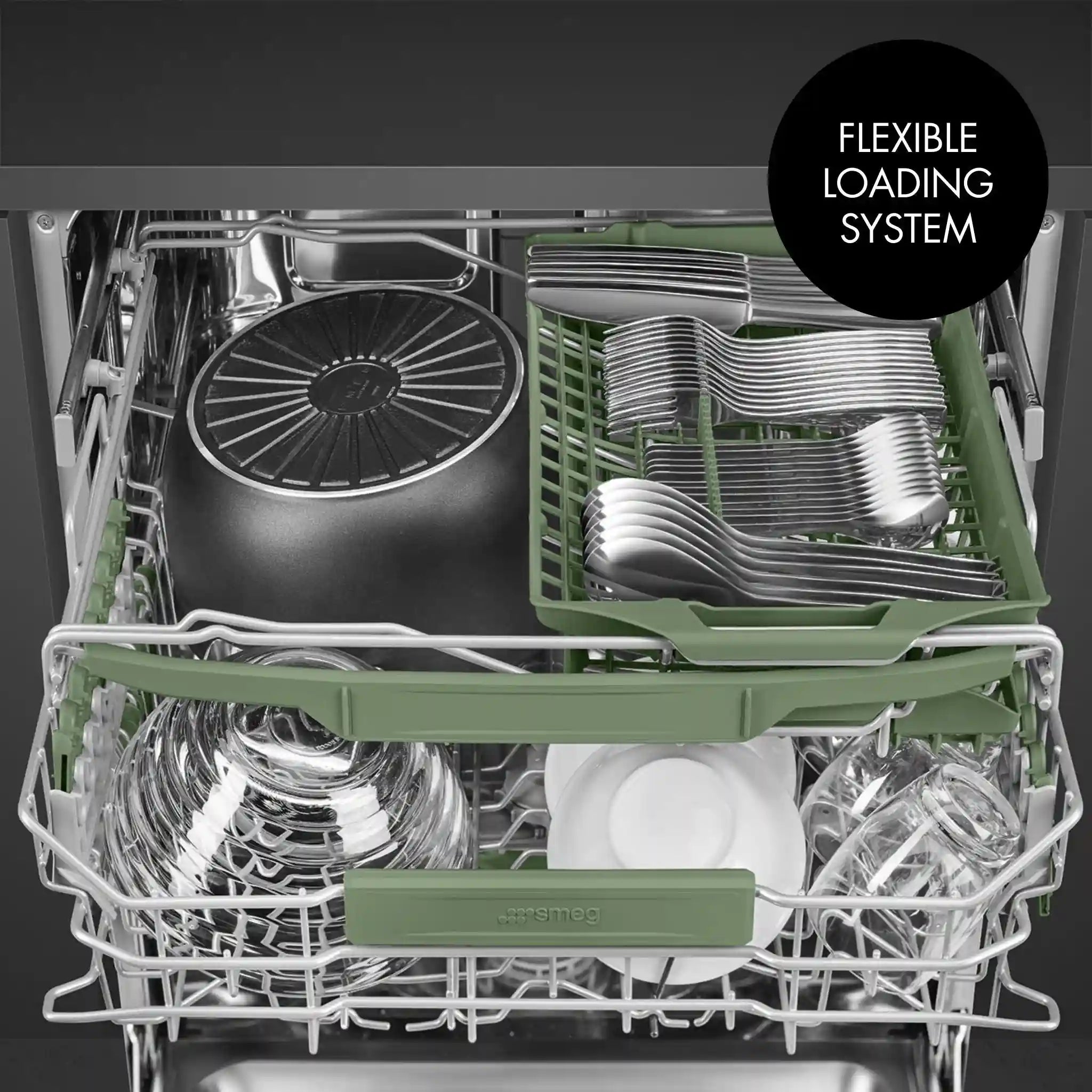 24" Integrated Dishwasher - Orbital Wash + FlexiDuo Loading (Panel-Ready)