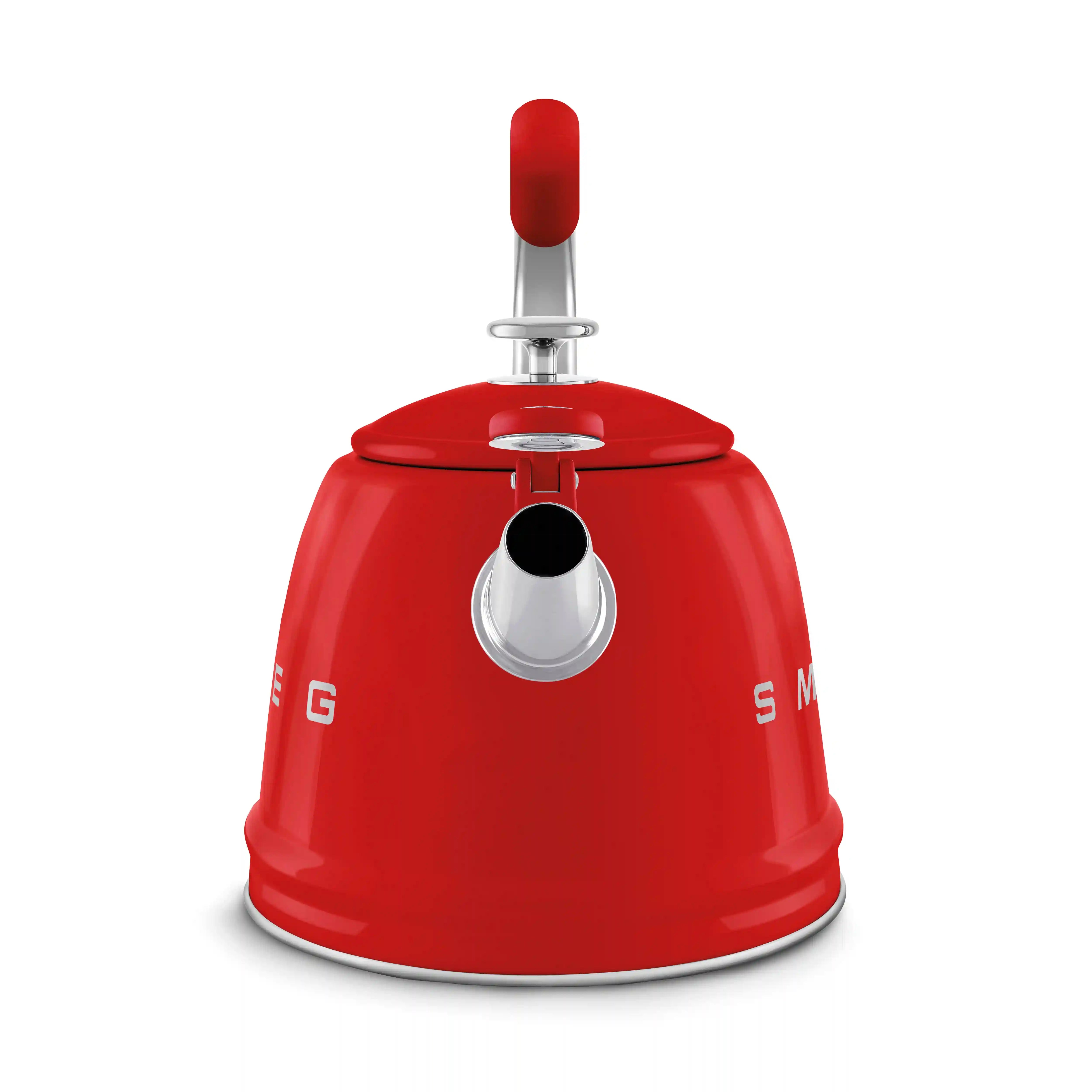 Whistling Kettle (10 Cup) - Retro-Style Red