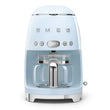 Retro-Style Drip Coffee Machine (10 Cups) - Pastel Blue