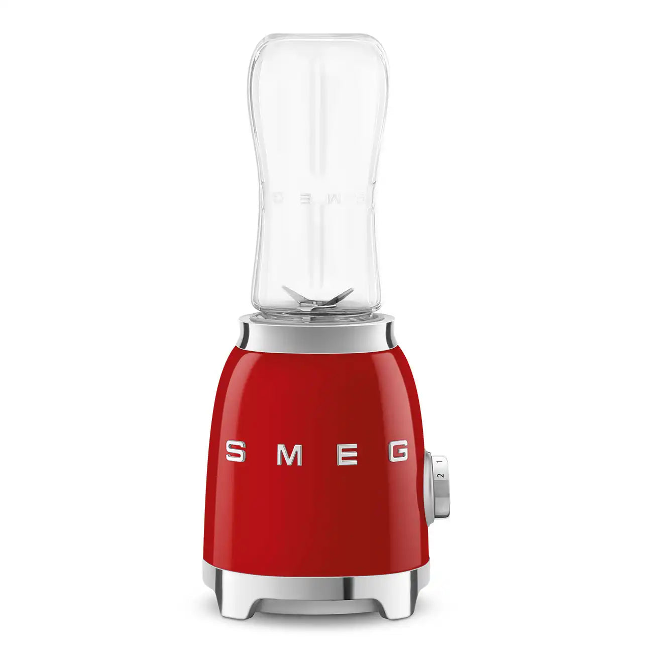 Personal Blender with 2 Travel Bottles - Retro-Style Red