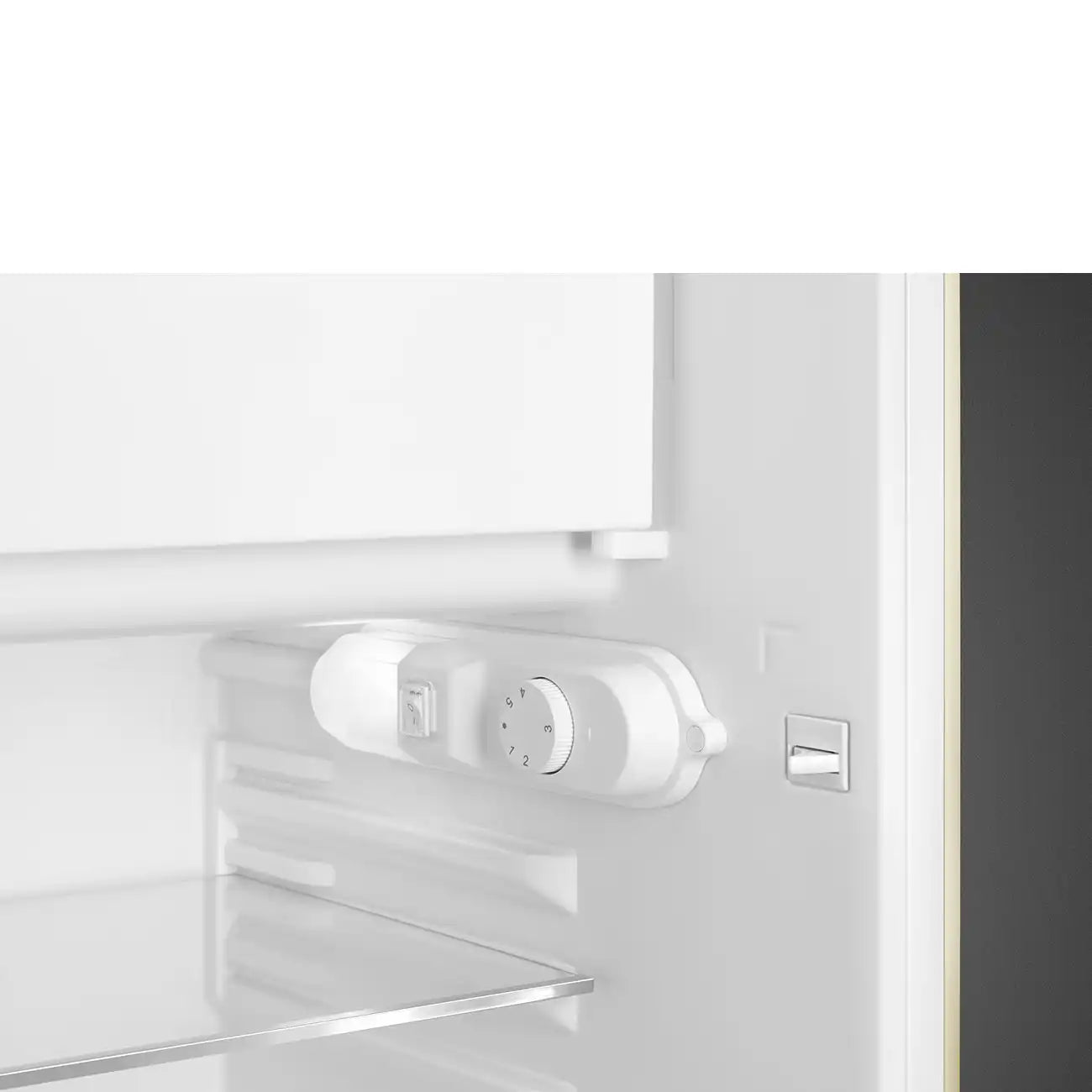 Retro-Style Refrigerator (4.3 cu ft, Left Hinge) - Cream