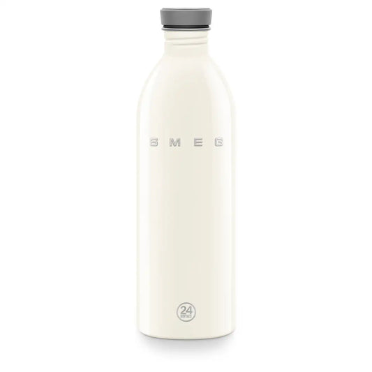 SMEG x 24Bottles® Stainless Steel Bottle (34 oz) - Cream