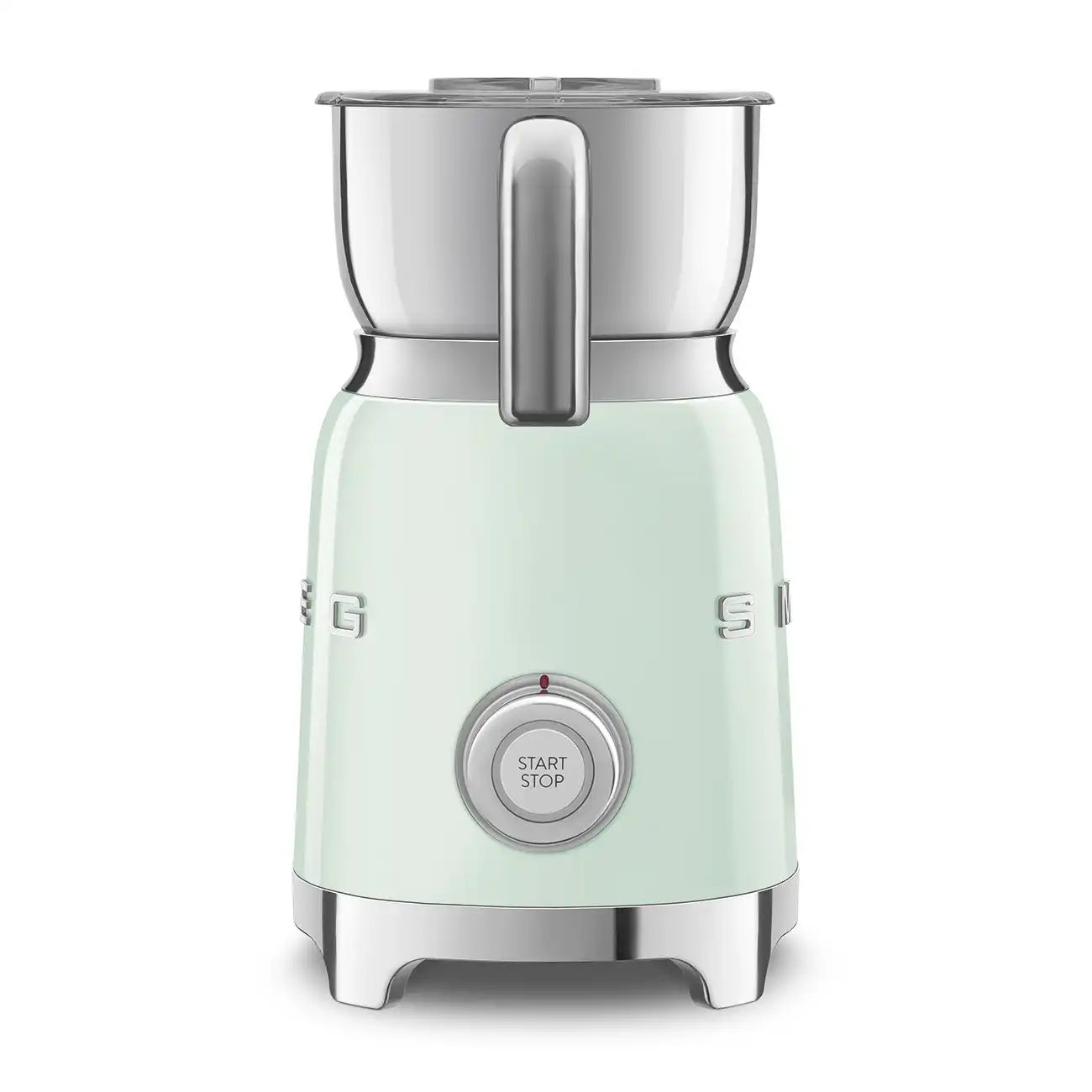 Retro-Style Milk Frother (20 oz) - Pastel Green