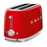 4-Slice Toaster (Long Slots) - Retro-Style Red