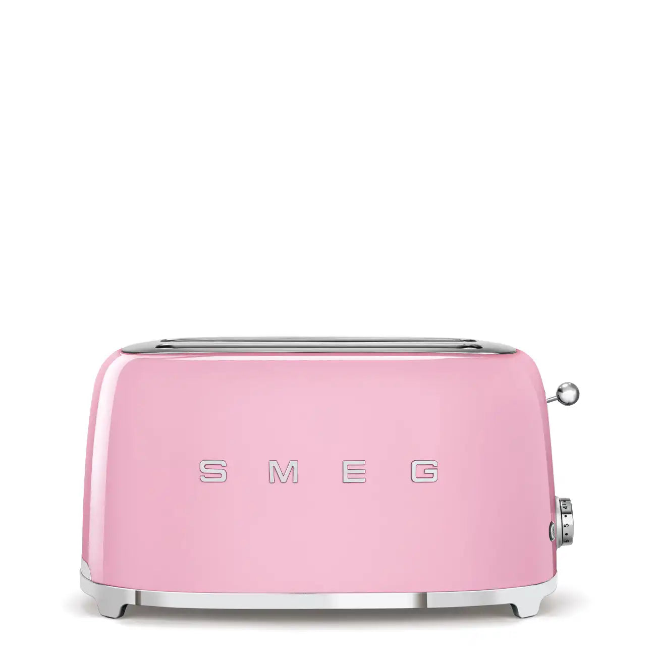 4-Slice Toaster (Long Slots) - Retro-Style Pink