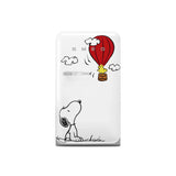 Peanuts Edition FAB10 Retro-Style Refrigerator (4.3 cu ft, Right Hinge) - White
