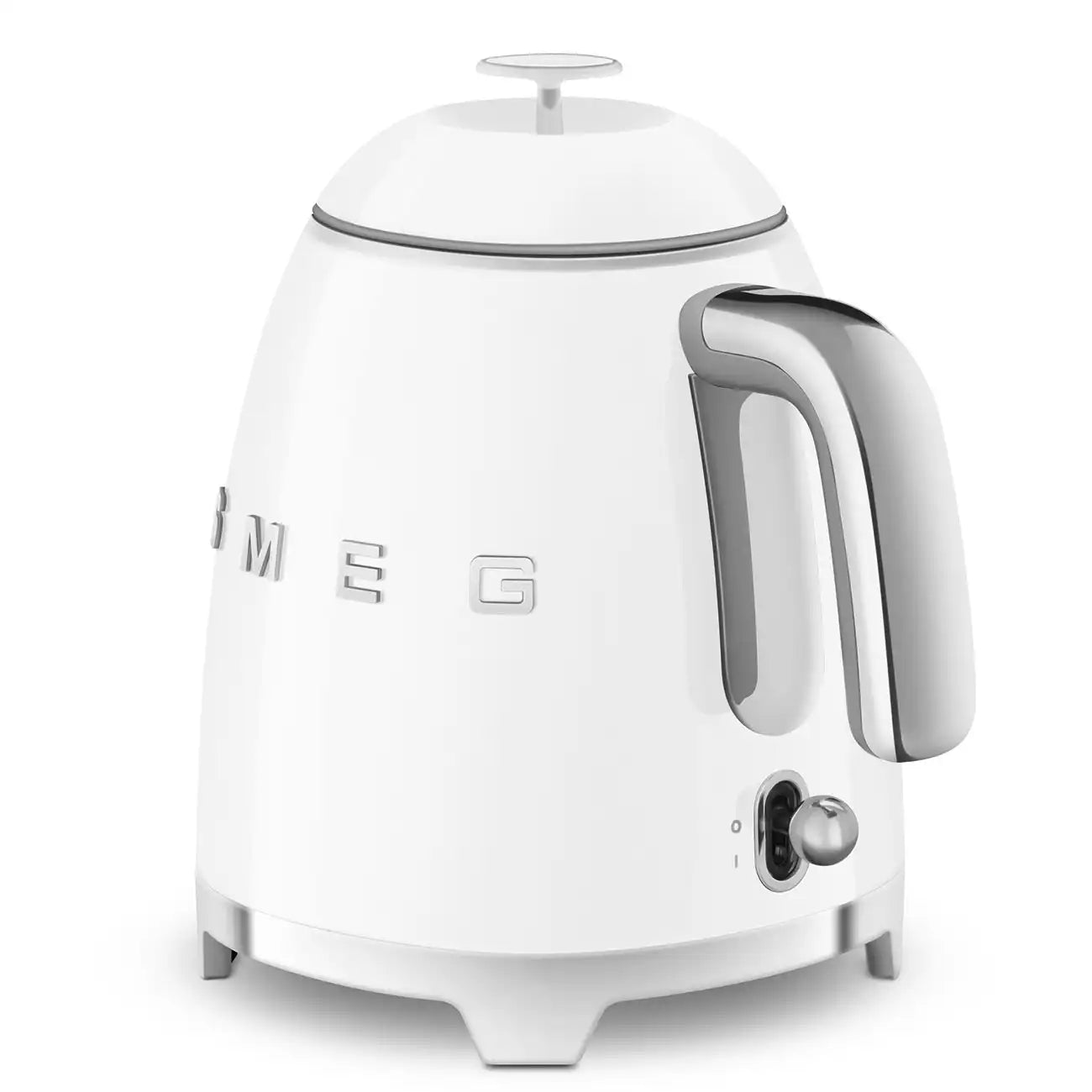 Mini Electric Kettle (3 Cups) - Retro-Style White