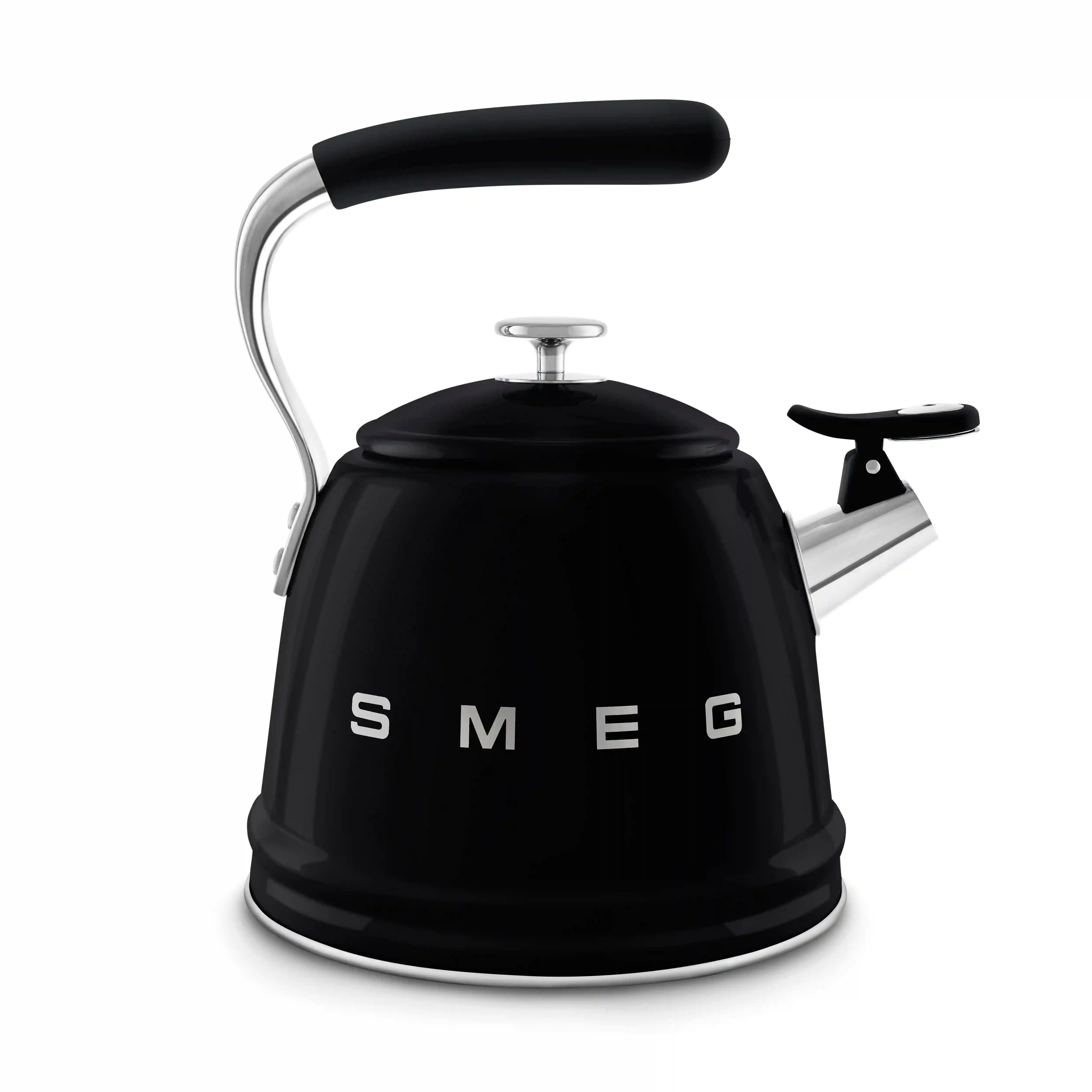 Whistling Kettle (10 Cup) - Retro-Style Black