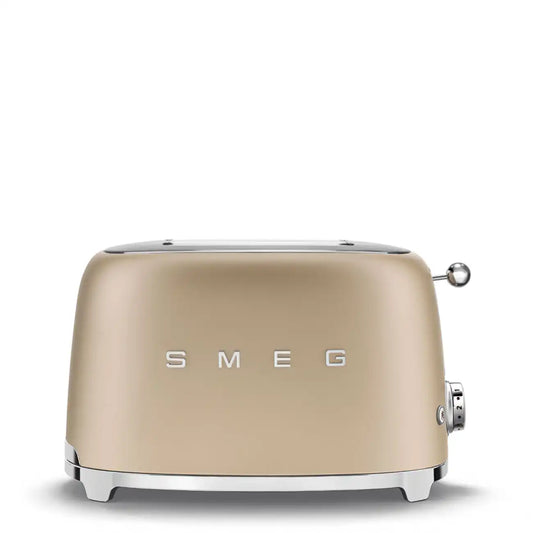 2-Slice Toaster - Retro-Style Champagne Matte