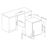 24" Integrated Dishwasher - Planetarium Wash + FlexiDuo Loading (Panel-Ready)