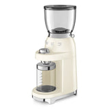 Conical Burr Coffee Grinder - Retro-Style Cream