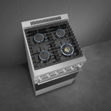 24-Inch Professional Full-Gas Range - Stainless Steel
