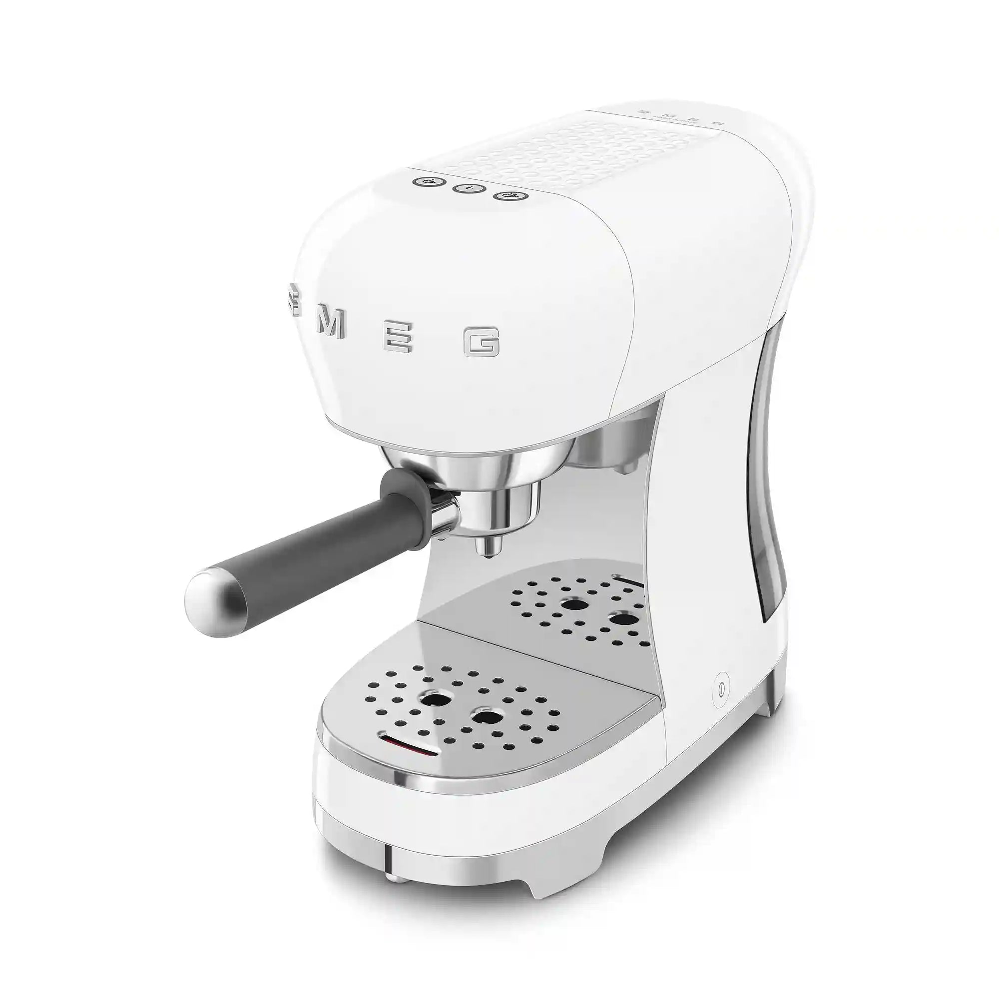 SMEG Retro-Style Manual Espresso Machine - White