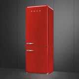 Retro-Style Refrigerator (18 cu ft, Right Hinge) - Red