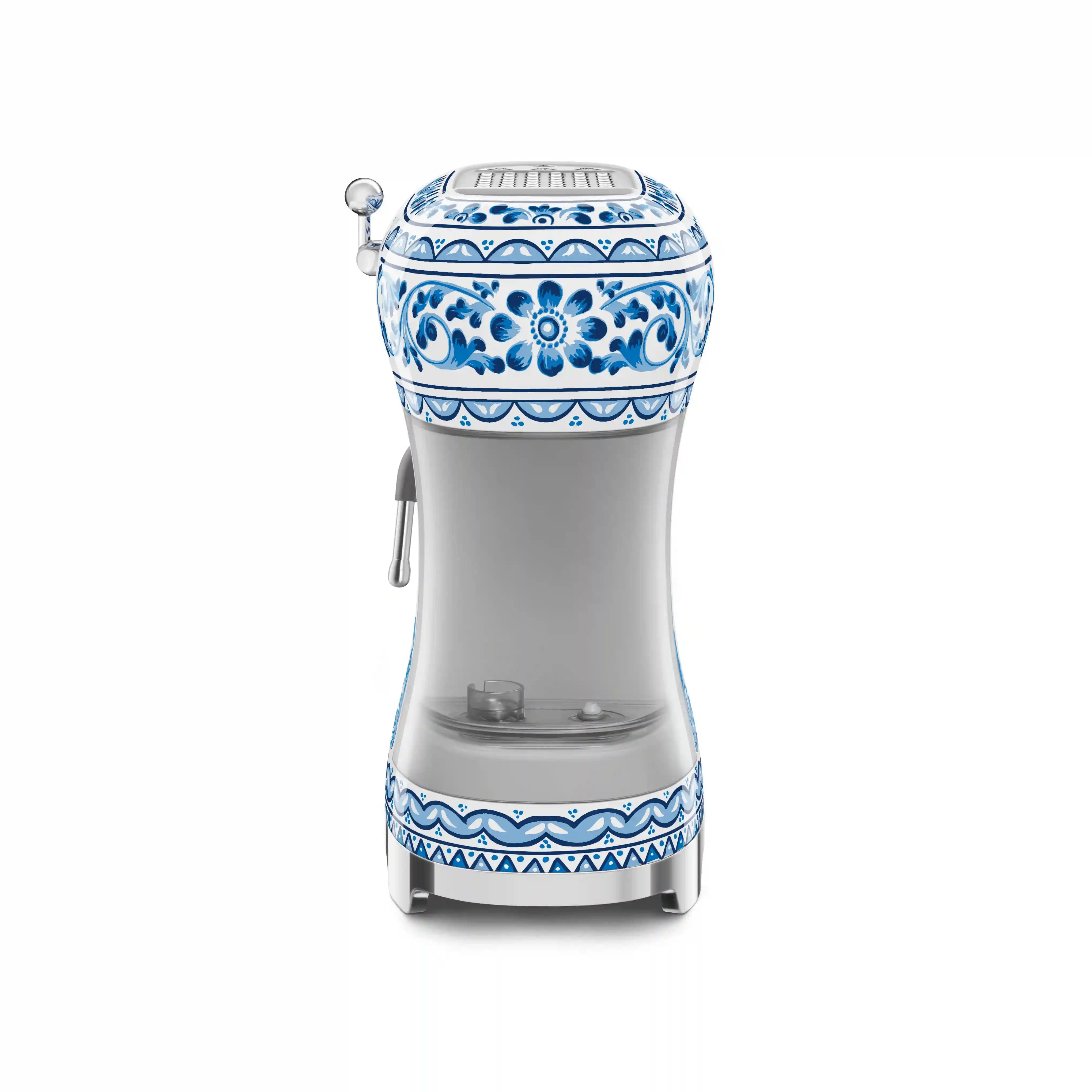 SMEG x Dolce&Gabbana Manual Espresso Coffee Machine - Blu Mediterraneo