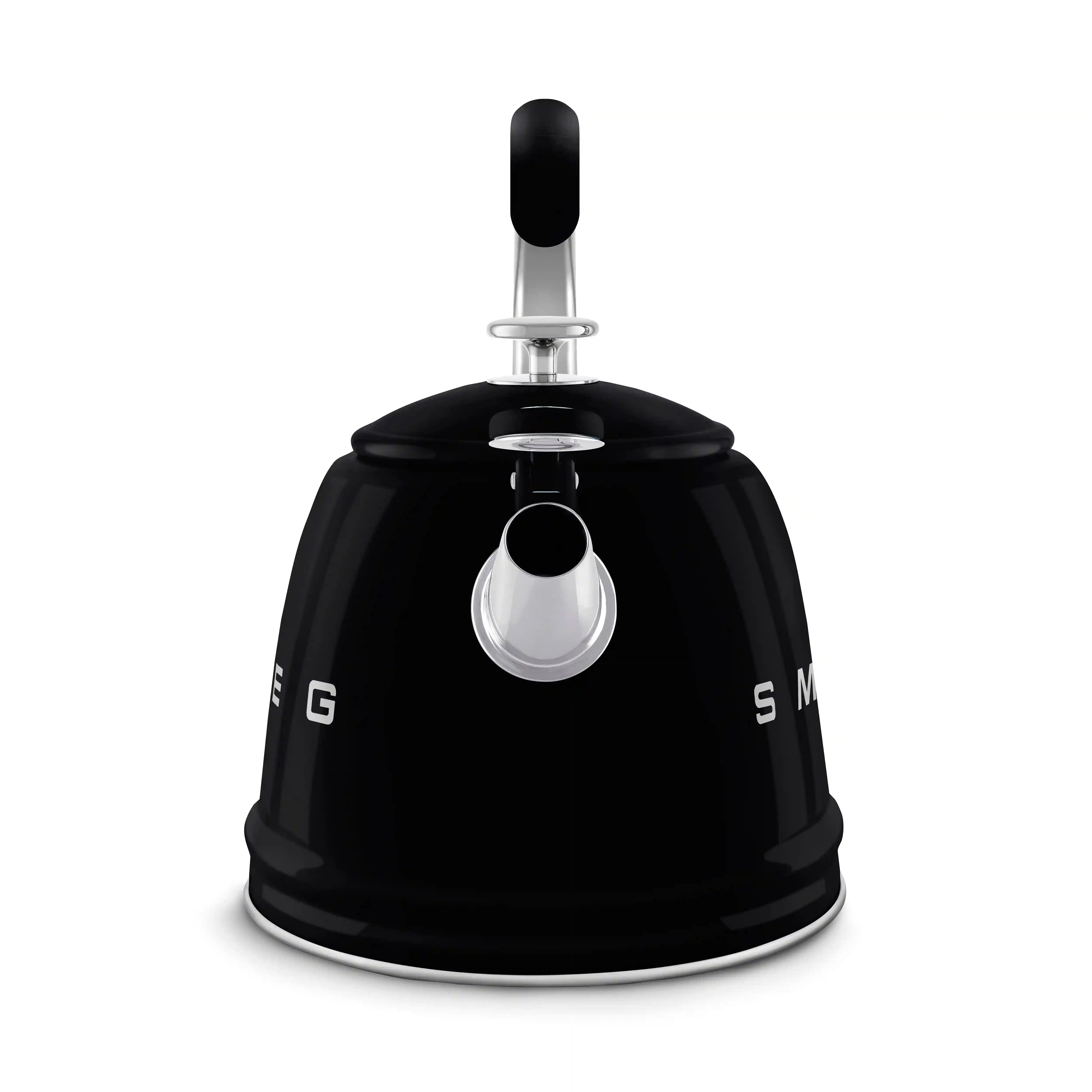 Whistling Kettle (10 Cup) - Retro-Style Black