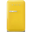Retro-Style Refrigerator (1.2 cu ft, Right Hinge) - Yellow
