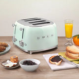 4-Slice Toaster - Retro-Style Pastel Green
