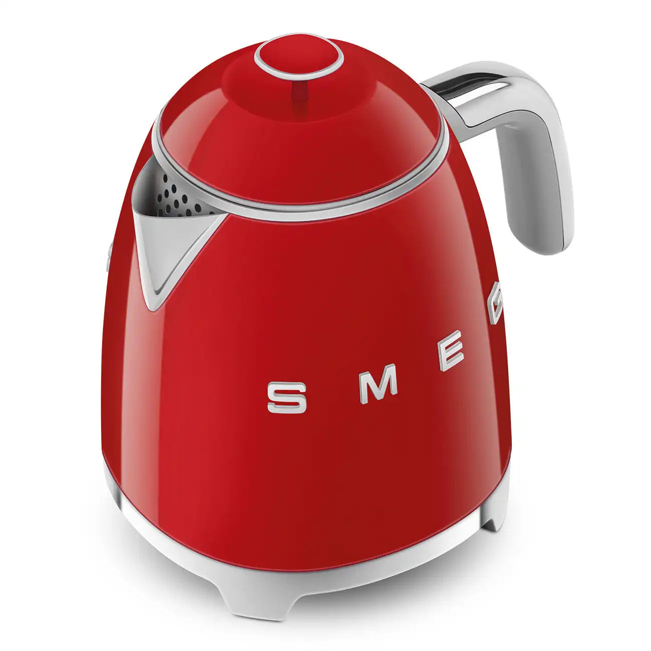 Mini Electric Kettle (3 Cups) - Retro-Style Red