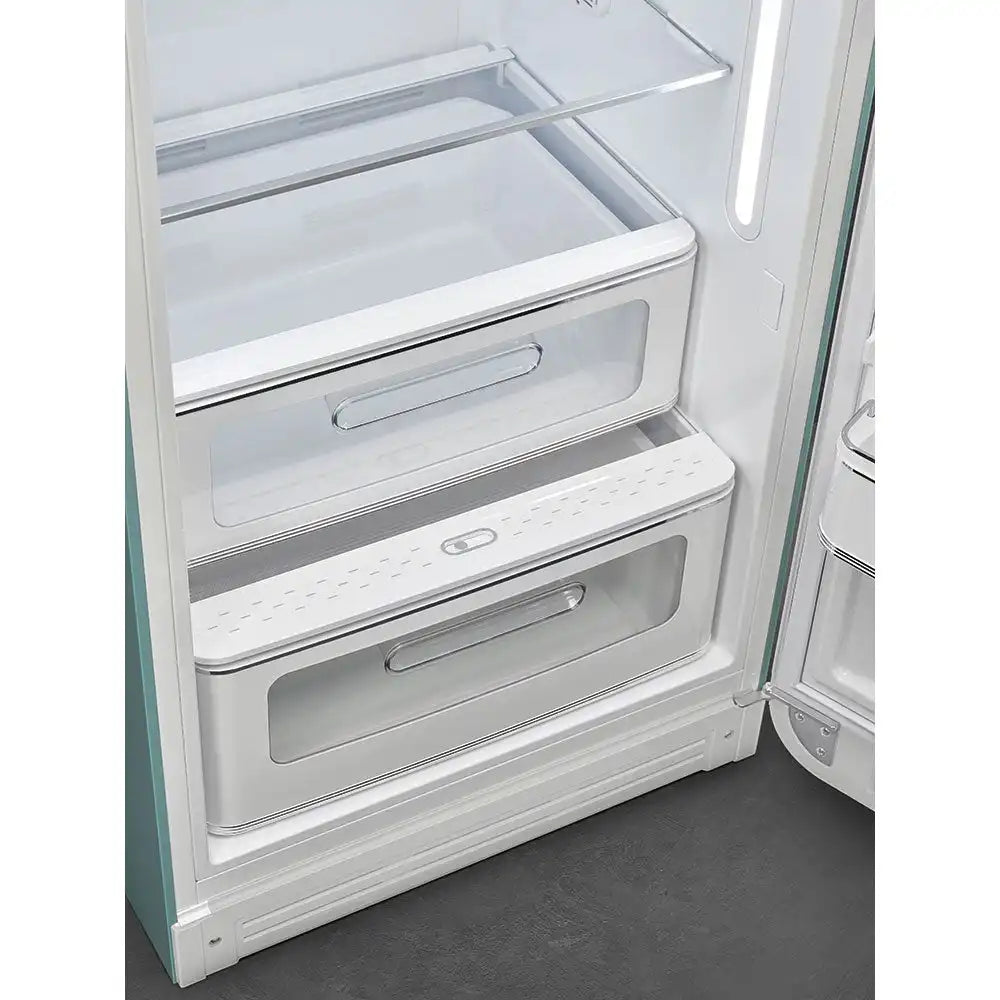 Retro-Style Refrigerator (9.5 cu ft, Right Hinge) - Jade Green Matte