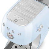 Manual Espresso & Cold Brew Coffee Machine – Retro-Style Pastel Blue