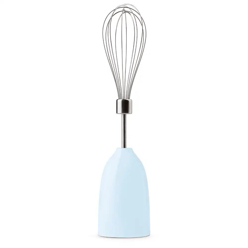 Retro-Style Hand Blender with Accessory Set - Pastel Blue