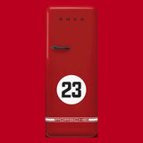 Porsche x SMEG Retro-Style Refrigerator (9.5 cu ft, Right Hinge) - Salzburg Limited Edition, Red