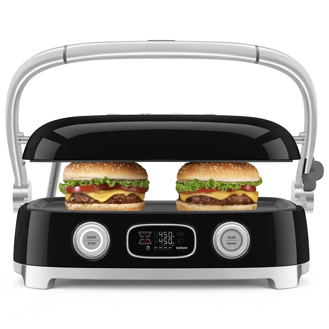Multi-Use Grill – Retro Style Black