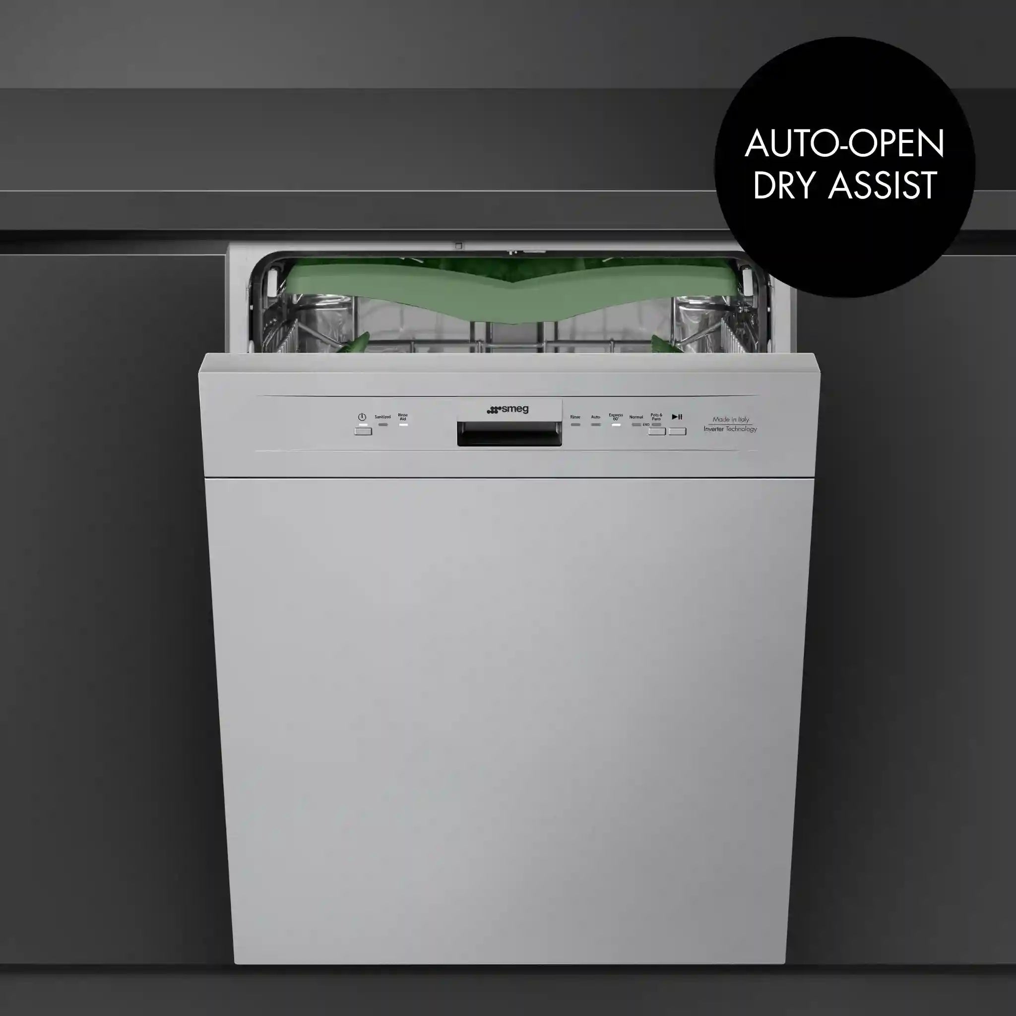 24" Built-In Dishwasher - Orbital Wash + Flexi Loading - Stainless Steel (ADA)