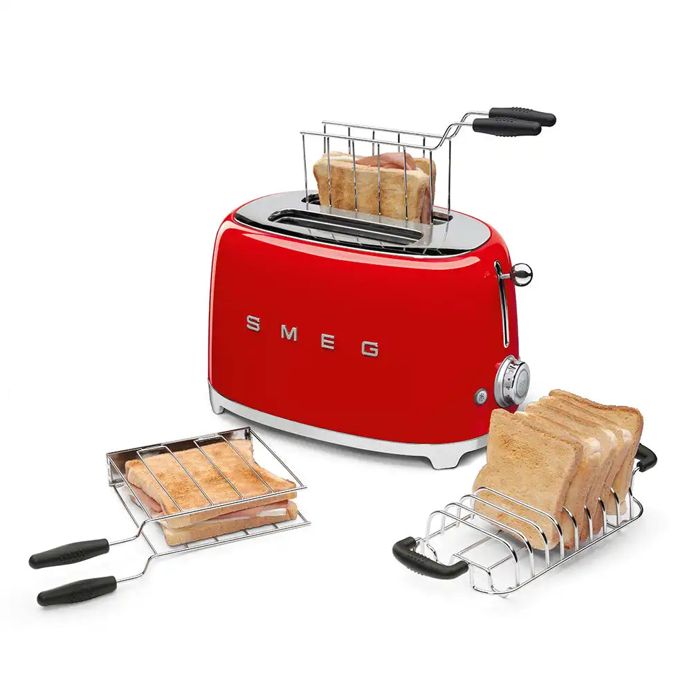2-Slice Toaster - Retro-Style Red